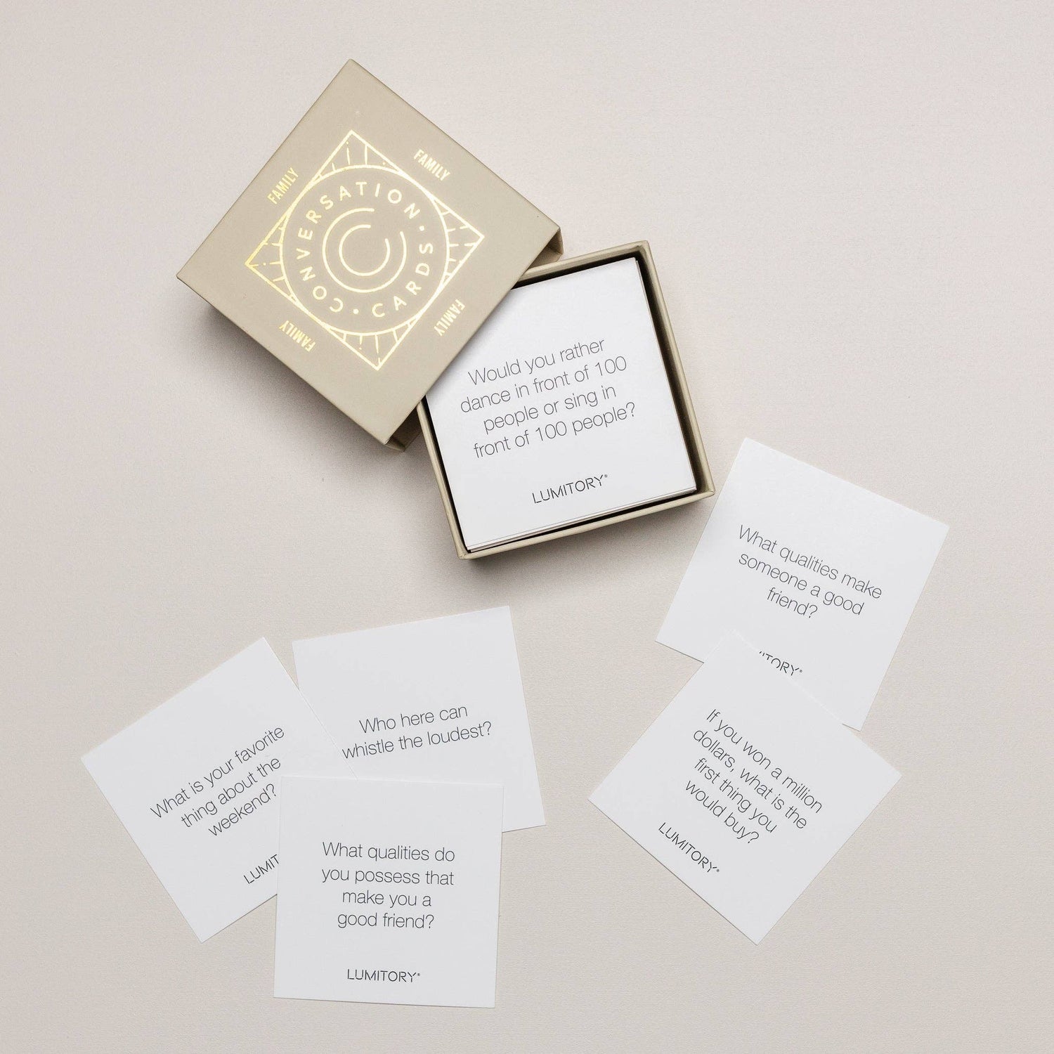 Family Conversation Cards - Case of 6
