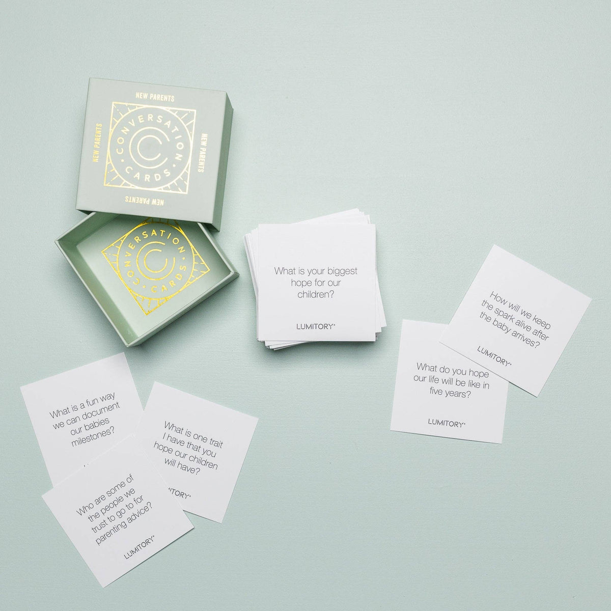 New Parents Conversation Cards - Case of 6
