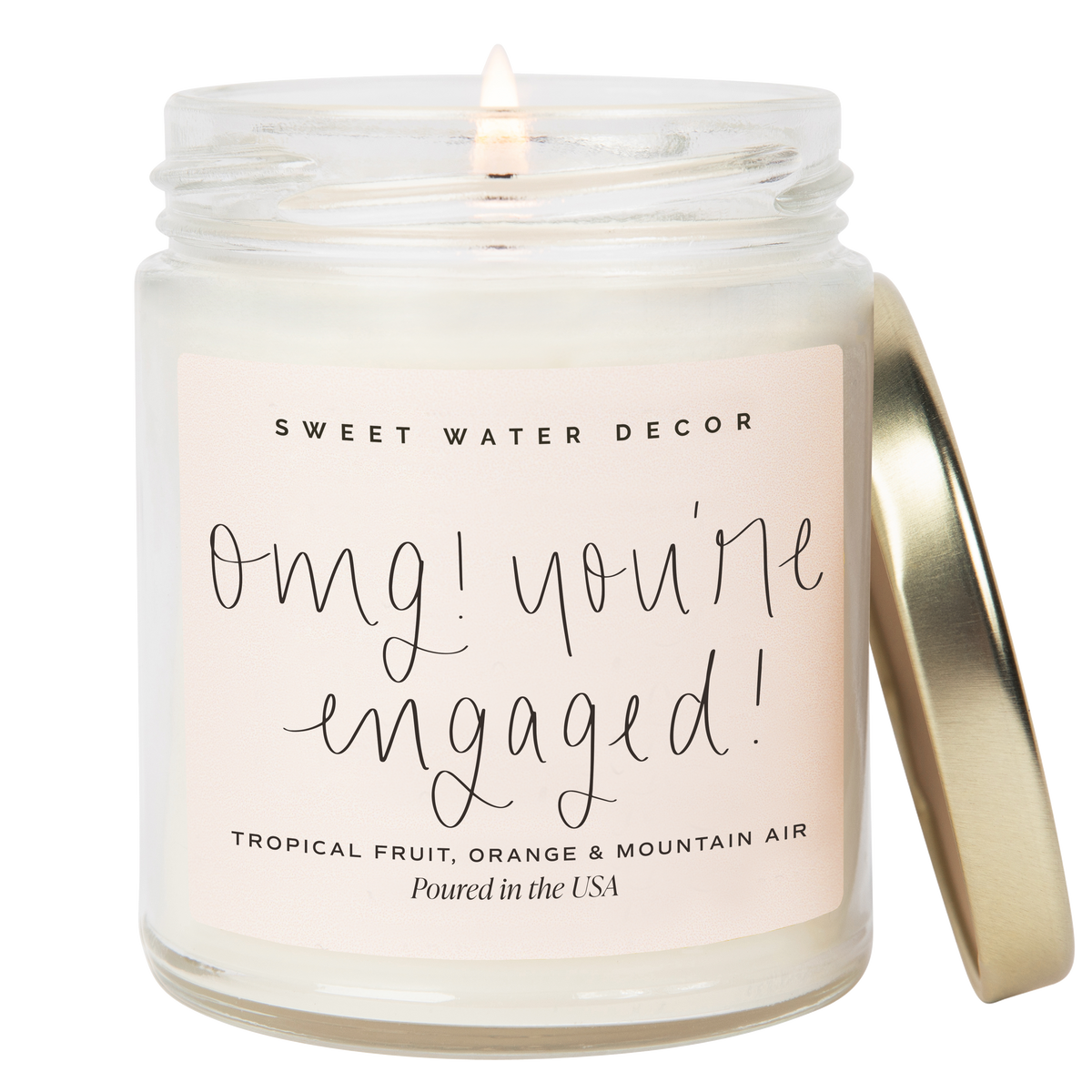 OMG! You're Engaged! 9 oz Soy Candle - Wedding Gifts